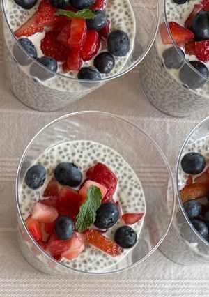 A picture of Chia seed pudding.