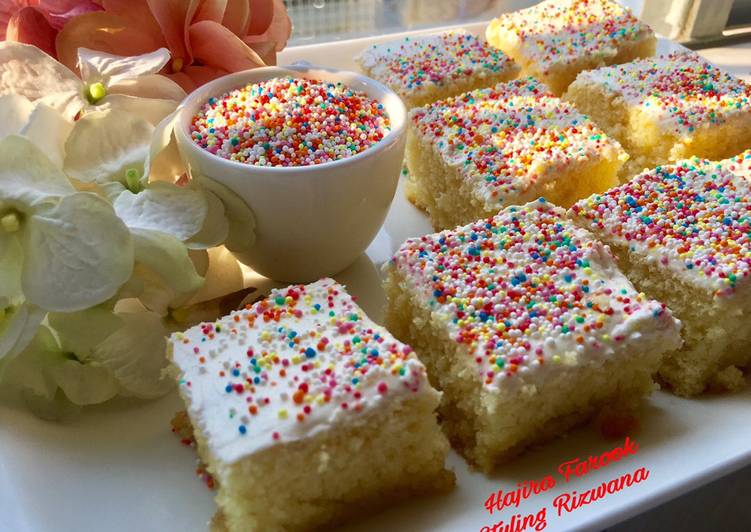 Steps to Make Homemade Old Fashioned Sponge Cake