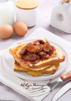 Foto resep Caramelized Banana Toast