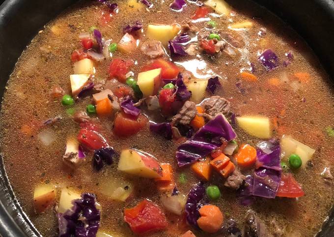 Step-by-Step Guide to Make Super Quick Homemade Vegetable beef soup