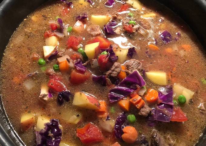 Steps to Make Jamie Oliver Vegetable beef soup