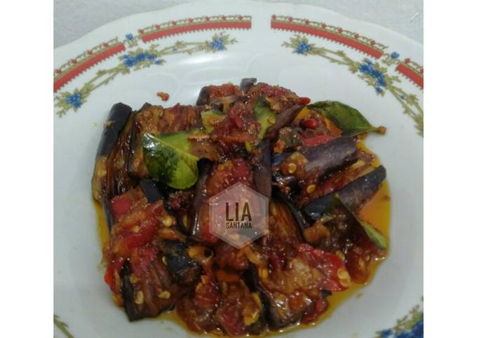 Resep: Terong ungu sambal tomat Wajib Dicoba