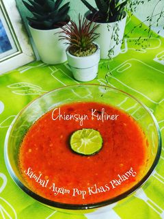 Foto resep Sambal Ayam Pop Khas Padang