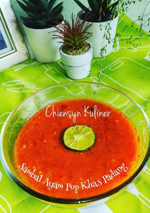 Foto resep Sambal Ayam Pop Khas Padang