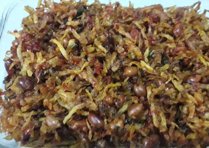 Cara Gampang Membuat Kentang kacang kering Anti Gagal