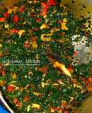 HOW TO PREPARE DELICIOUS VEGETABLE SAUCE WITH UGU  #iheomas_kitchen #ugu #vegetablesaucewithpalmoil