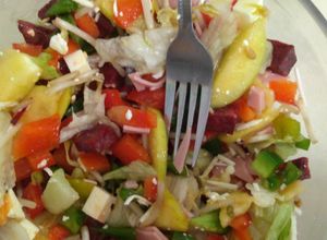 Una foto de Ensalada de Colores