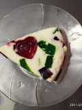 Postre con gelatina de varios sabores