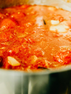 Una foto de Salsa de tomate casera