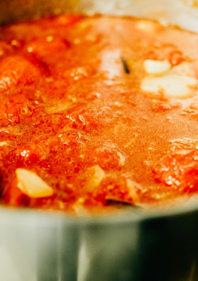 Una foto de Salsa de tomate casera