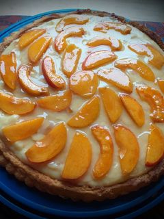Sárgabarackos gyümölcstorta recept fotója