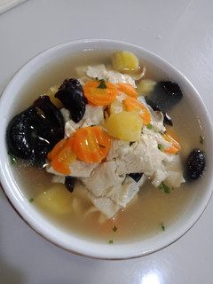 Foto resep SOP kulit tahu jamur vegetarian
