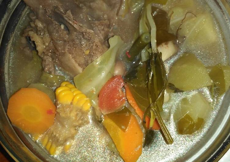 Bagaimana Membuat Sayur asem tetelan, Enak Banget