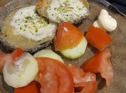 Una foto de airfryer cena saludable