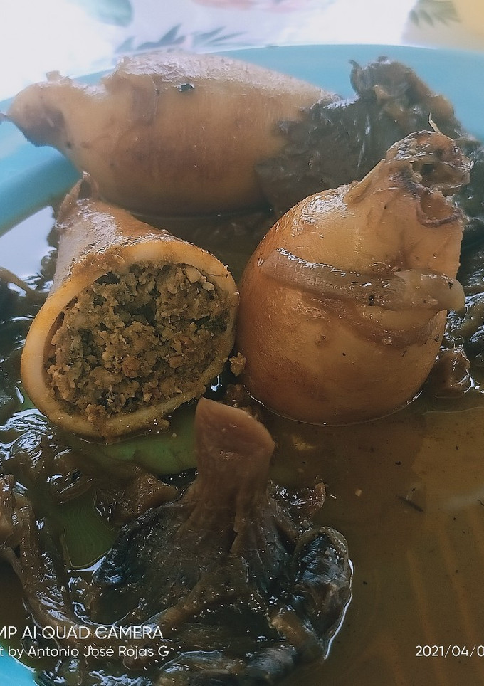 Una foto de Calamares rellenos