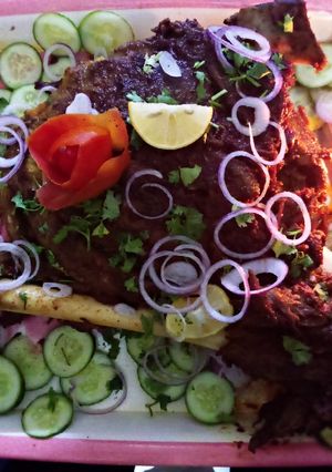 A picture of Roasted Raan.