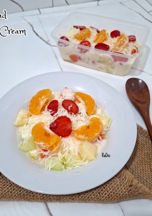 Foto resep Fruit Salad with Yogurt Cream