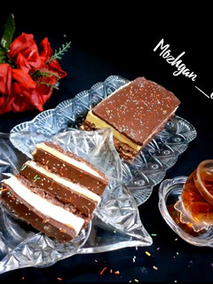 عکسی از دستور نانایمو بار 👌🏻😋😍 (دسر کانادایی) Nanaimo bar