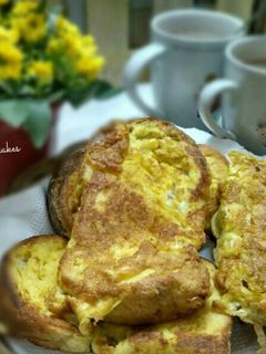 Foto resep French toast alias roti goreng telur ala Lin's cakes