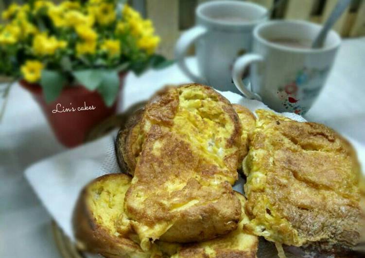 Bagaimana Membuat French toast alias roti goreng telur ala Lin&#39;s cakes, Bisa Manjain Lidah