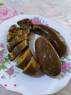 عکسی از دستور 🪷بادمجان ترشی🪷