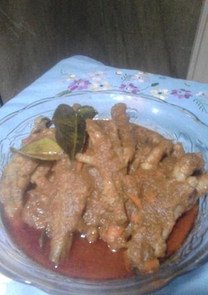 Foto resep Ceker pedas bumbu rujak