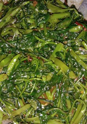 Foto resep Tumis kangkung Bumbu instan