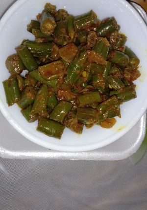A picture of Beans masala.