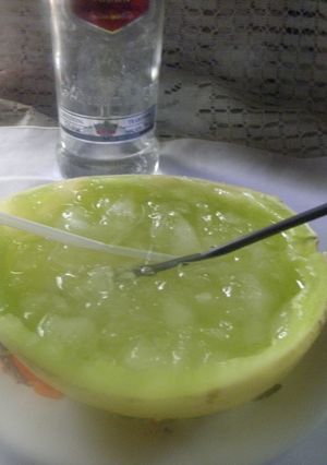 Una foto de Frescura de melón y Vodka