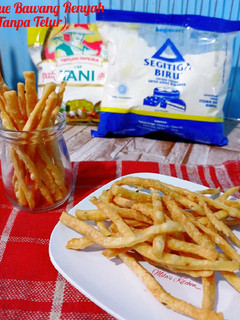 Foto resep Kue Bawang Renyah (Tanpa Santan)