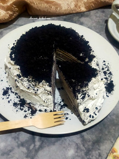 Foto resep Chocolate Mille Crepes with Oreo