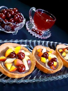 عکسی از دستور تارت با کرم شیری 😋😍