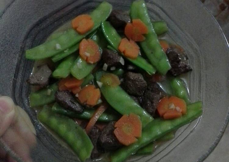 Resep Tumis Arcis Wortel Hati Babi Saus Tiram🐷 Lezat