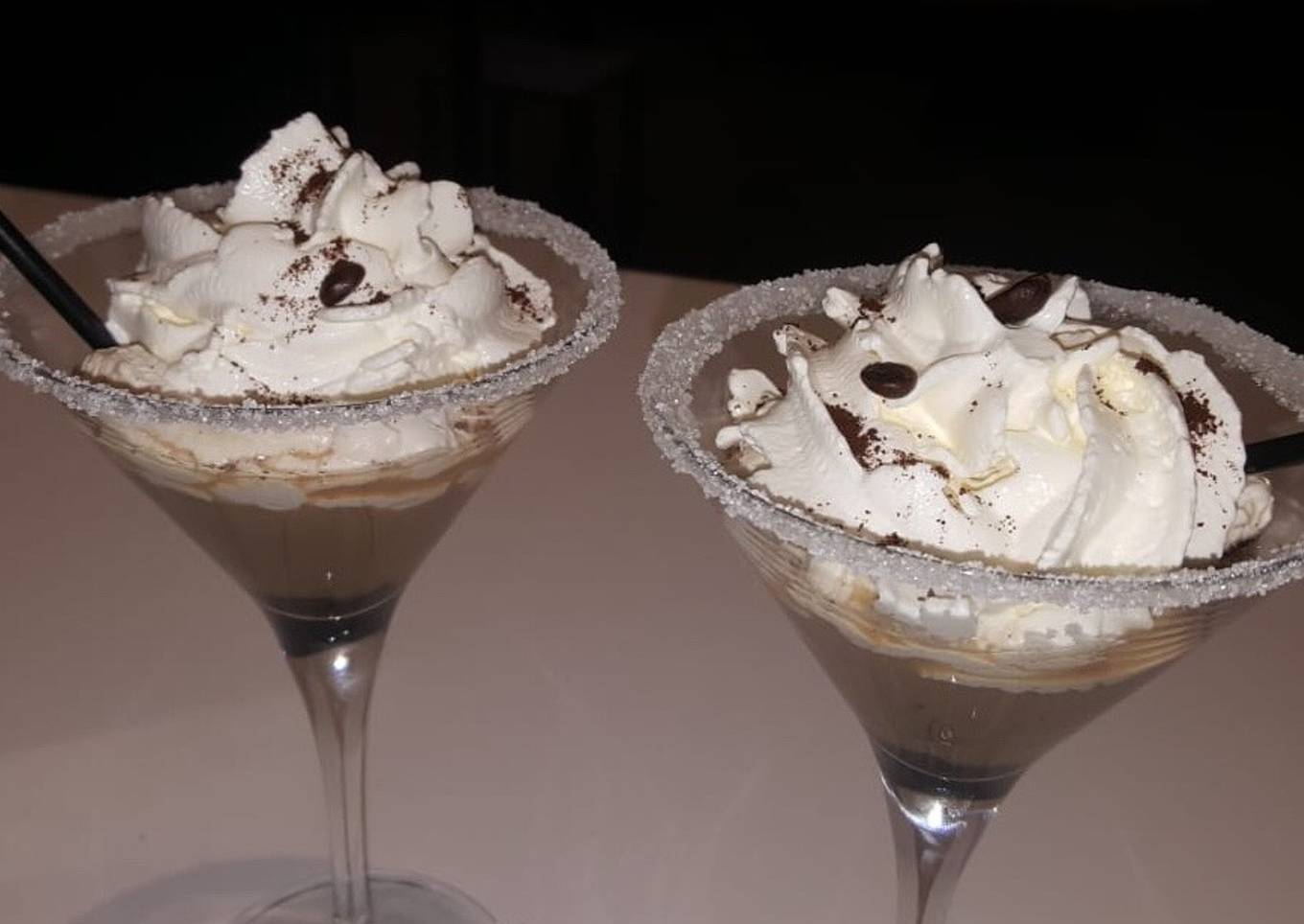 Cocktails de tiramisú a mi estilo