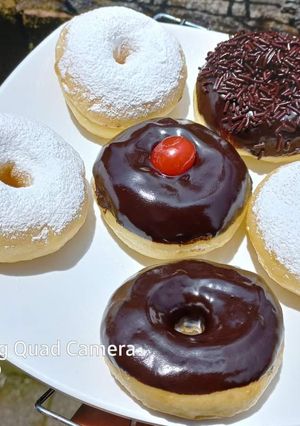 Foto resep Donat anti gagal (white ring)
