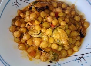 Foto principal de Garbanzos con mejillones en escabeche