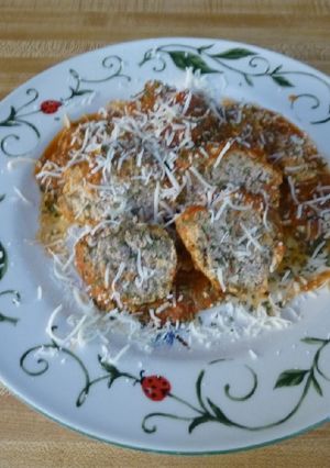 A picture of Easy Italian Ricotta Cheese Meatballs.