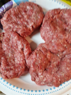 A picture of Prepping for the Grill, Hamburgers.