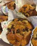 Muffin banana e cioccolato senza zucchero aggiunto