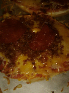 A picture of Pizza bagels.