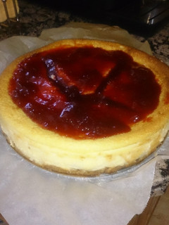 Una foto de Tarta de queso al horno