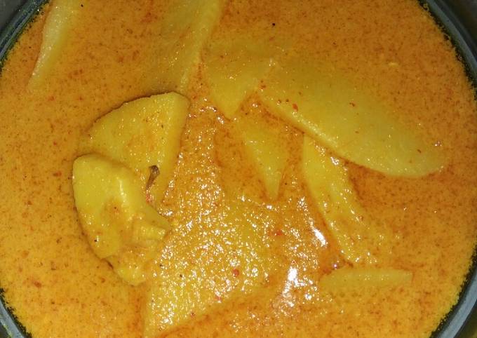 Standar Resep membuat Rebung Kuah Santan  sesuai selera