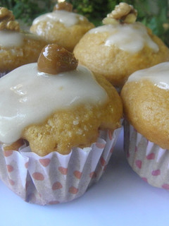 Una foto de Muffins de dulce de leche y nuez