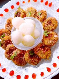 A picture of Khichdi Kebab.