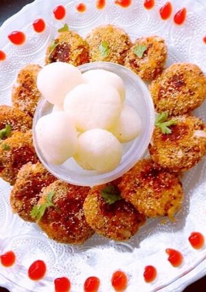 A picture of Khichdi Kebab.