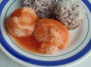 Una foto de arroz para bolitas