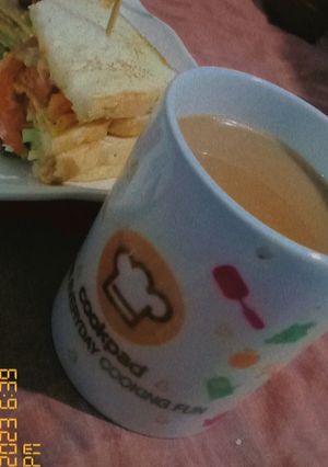 A picture of Dum wali chai.