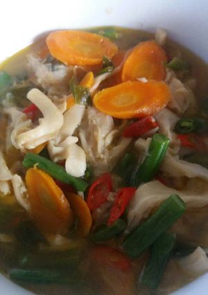 Foto resep Tumis jamur wortel buncis
