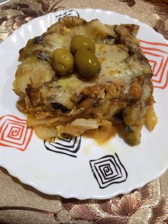 صورة لوصفة غراتان باذنجان و بطاطا