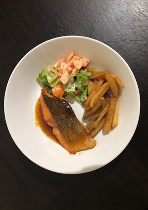 Foto resep Salmon Saus Lemon
